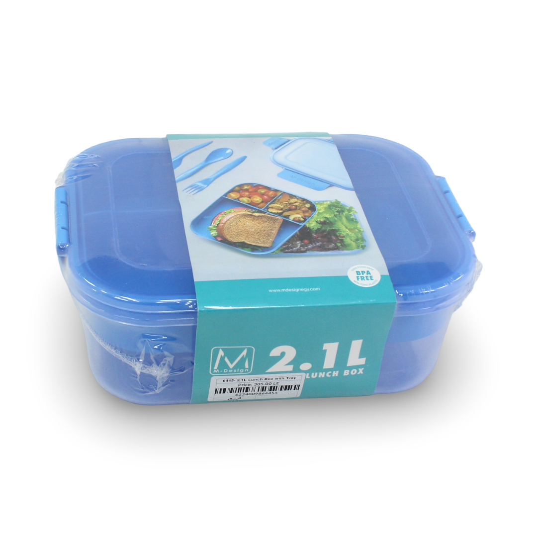 M-Design Lunch Box 2.1 L – Blue