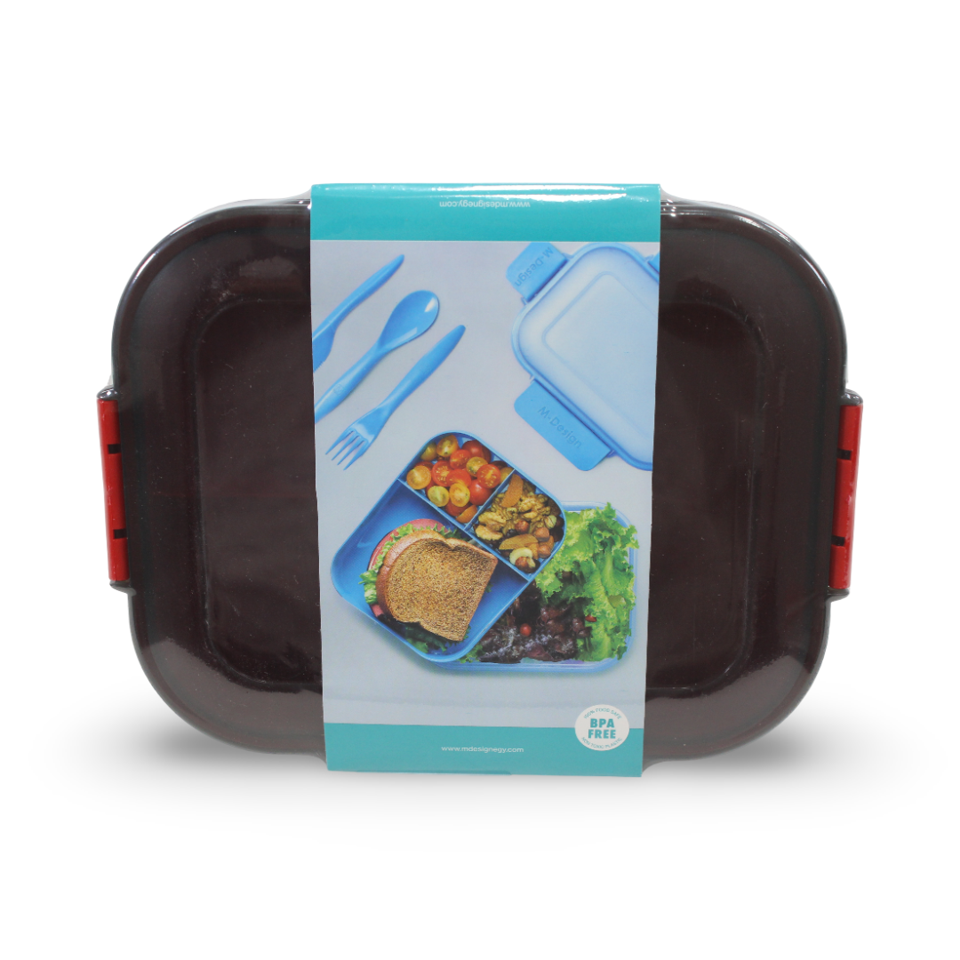 M-Design Lunch Box 2.1 L – Black