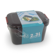 M-Design Lunch Box 2.3L – Black/Red