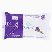 Qualita Lavender Antibacterial Baby Wet Wipes – 20pcs