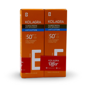 Offer (1+1) Kolagra Sunscreen Lotion 120ml SPF 50+