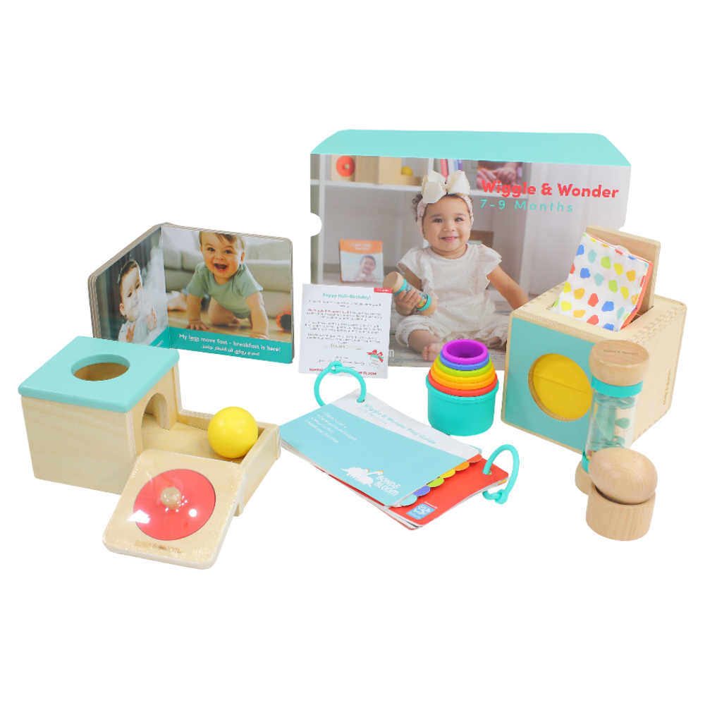 Bond & Bloom "Wiggle & Wonder Play Kit" 7-9m