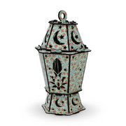 Nilco Ramadan Wooden Lantern – Pink Traditional Decorative Fanous