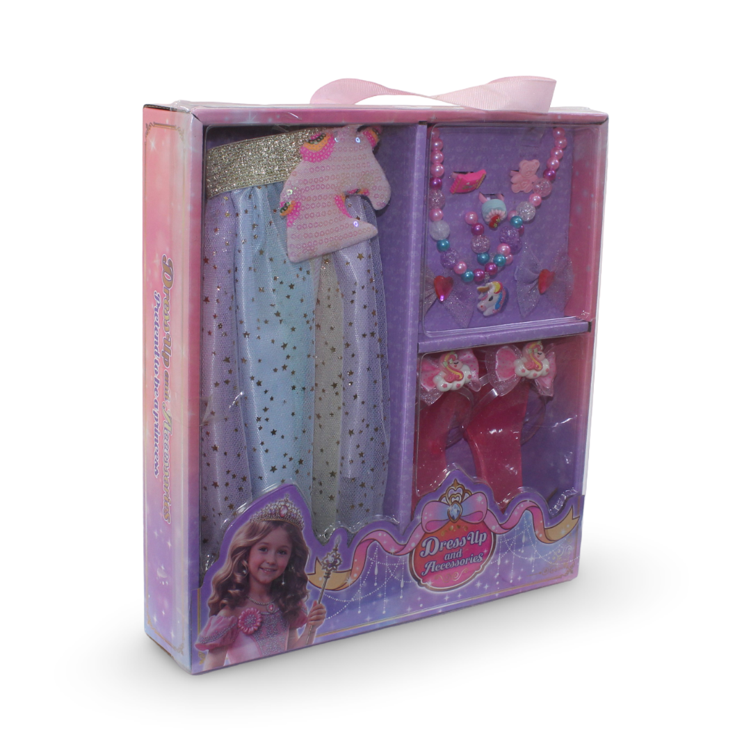 Unicorn Princess Dress Colorful Set - Toys - OKO