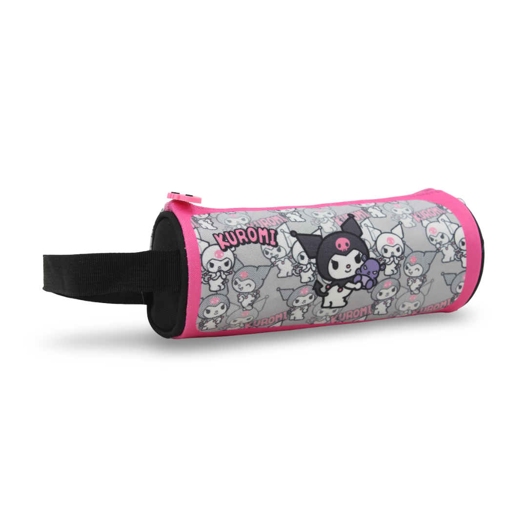 Kuromi Round Pencil Case - School - Nahdet Miser