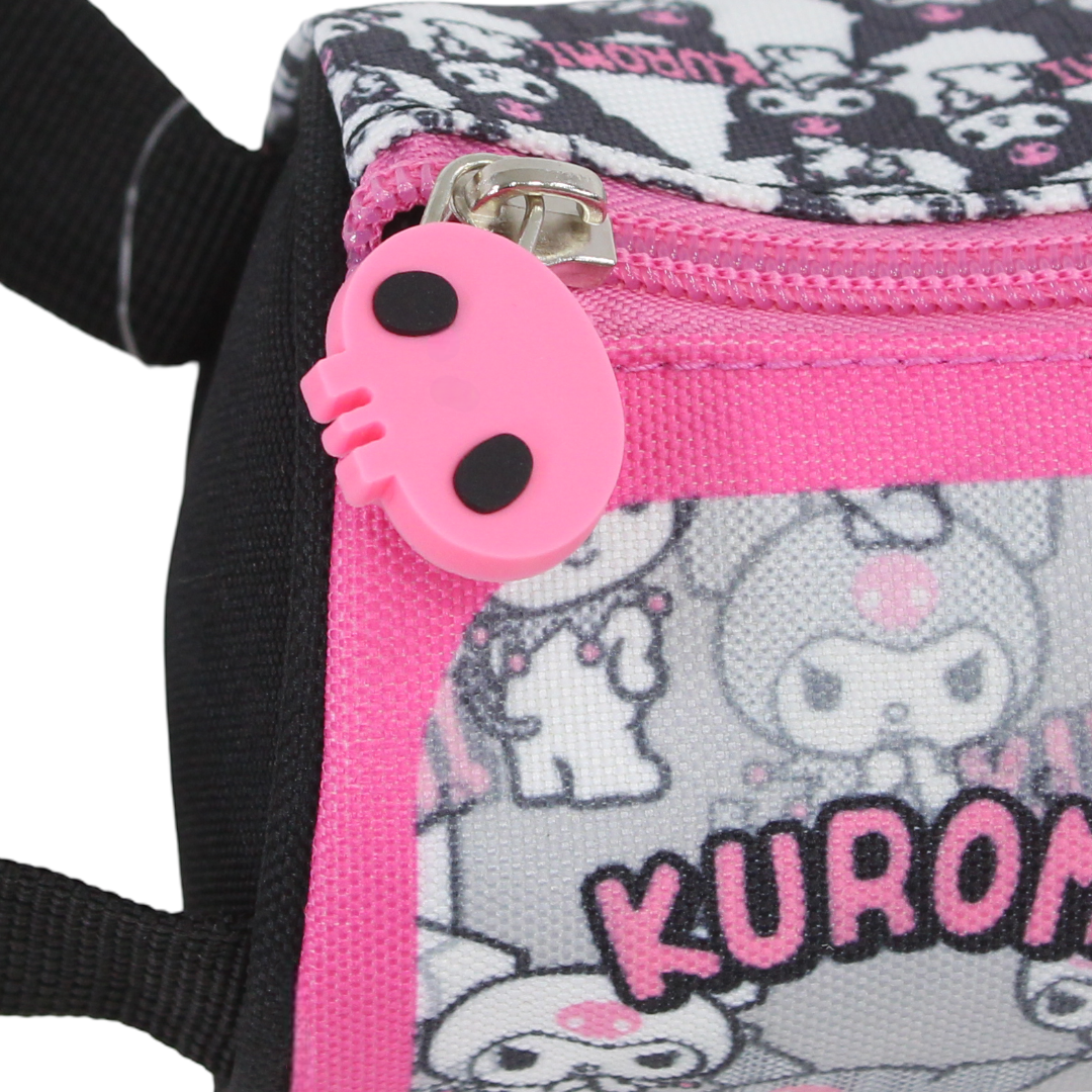 Kuromi Round Pencil Case