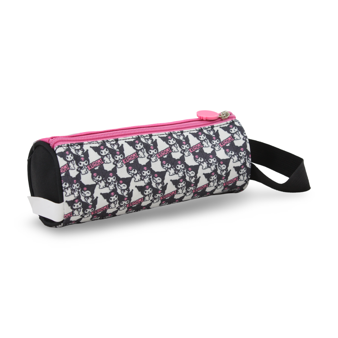Kuromi Round Pencil Case