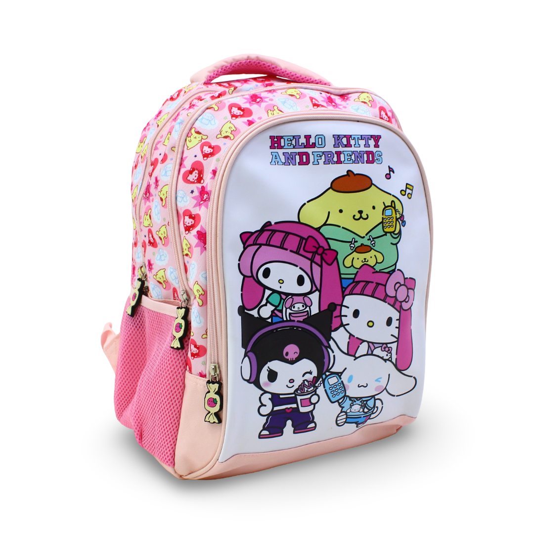 Kitty and Friends Backpack – 16 Inches - School - Nahdet Miser