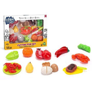 Kitchen Cutting Fun Vegetables and Fish Toy Set