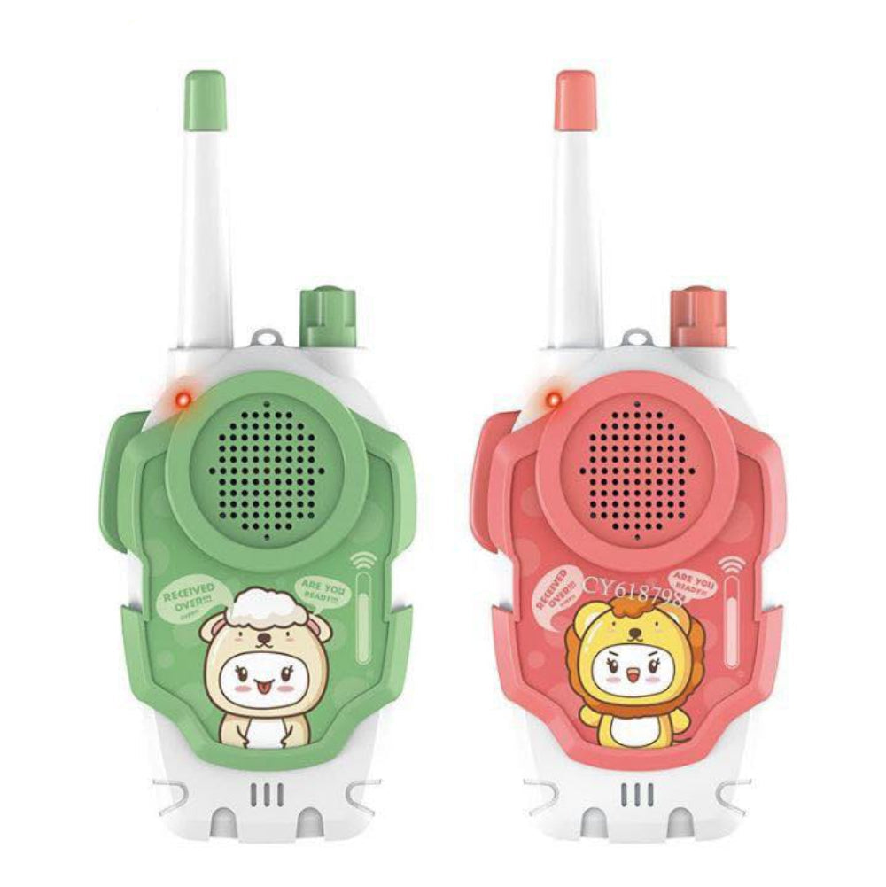 Children Walkie-Talkie Set – Green & Pink