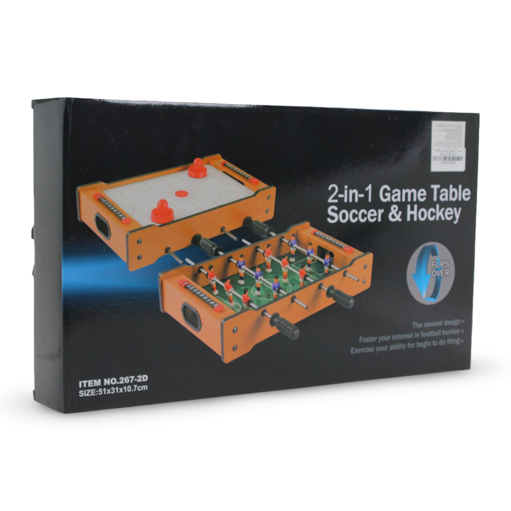 2-in-1 Game Table (Soccer and Hockey)