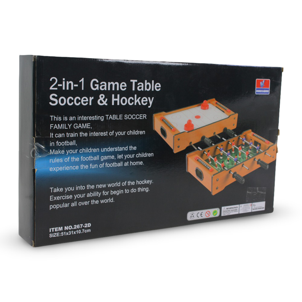 2-in-1 Game Table (Soccer and Hockey)
