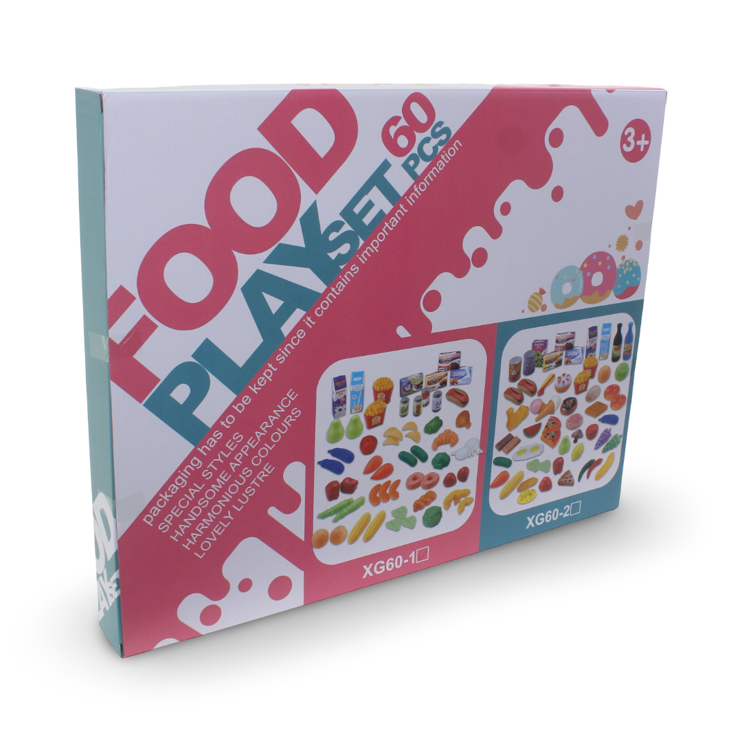 Delicious Food Play Set – 60 Pcs