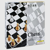 Foldable Magnetic Chess Board Game with Gold & Silver Pieces