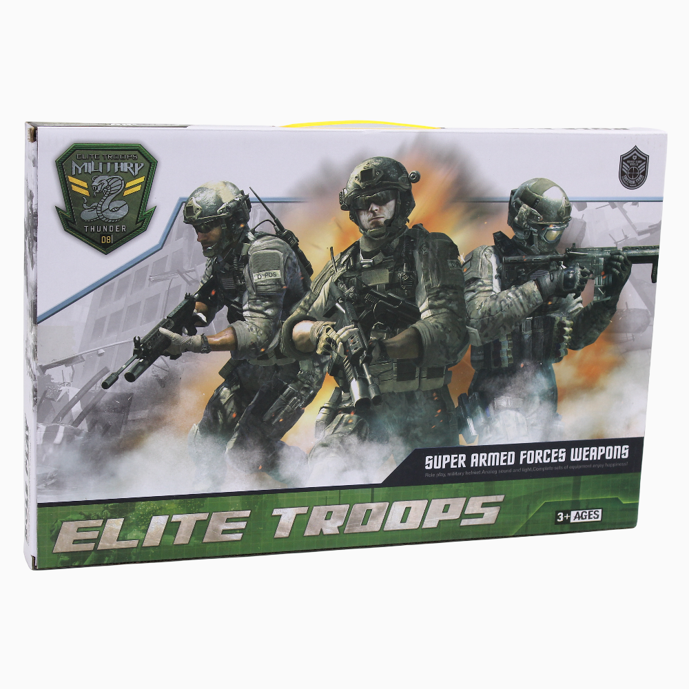 Military Force Elite Troops Set - 6 Pcs