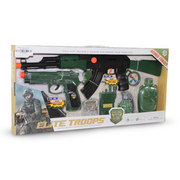 Plastic Elite Troops Super Armed Forces Weapons Set - 9 Pcs