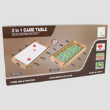 Multi-Game Table – 2-in-1 Air Hockey & Baby Foot