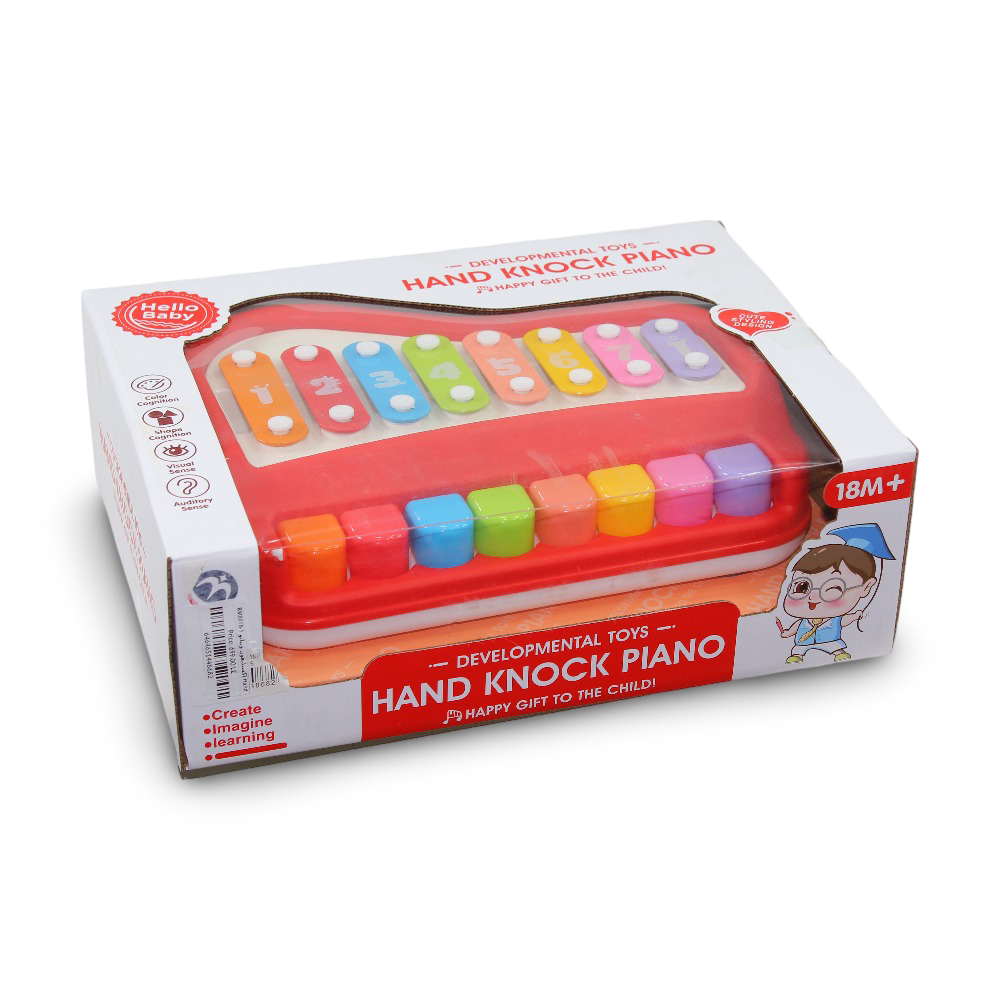 Hand Knock 2-in-1 Piano / Xylophone – 8 Tones