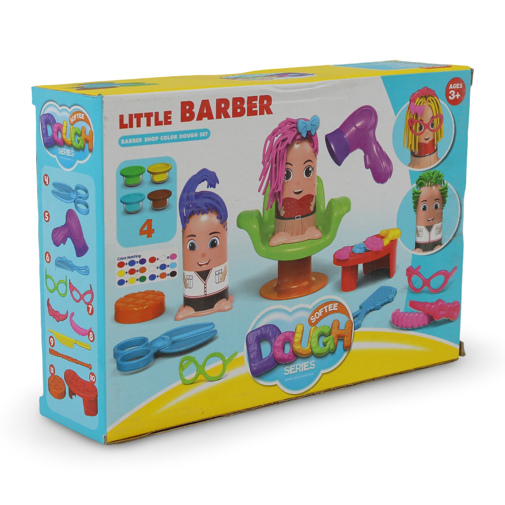 Little Barber Color Dough Play Set – Creative Hair Styling Kit