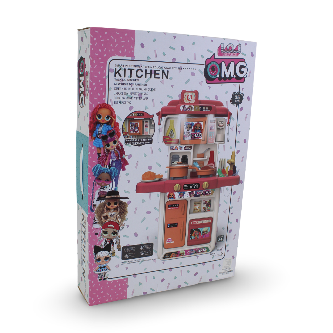 L.O.L. Surprise! O.M.G. Talking Mist Spray Induction Kitchen Playset