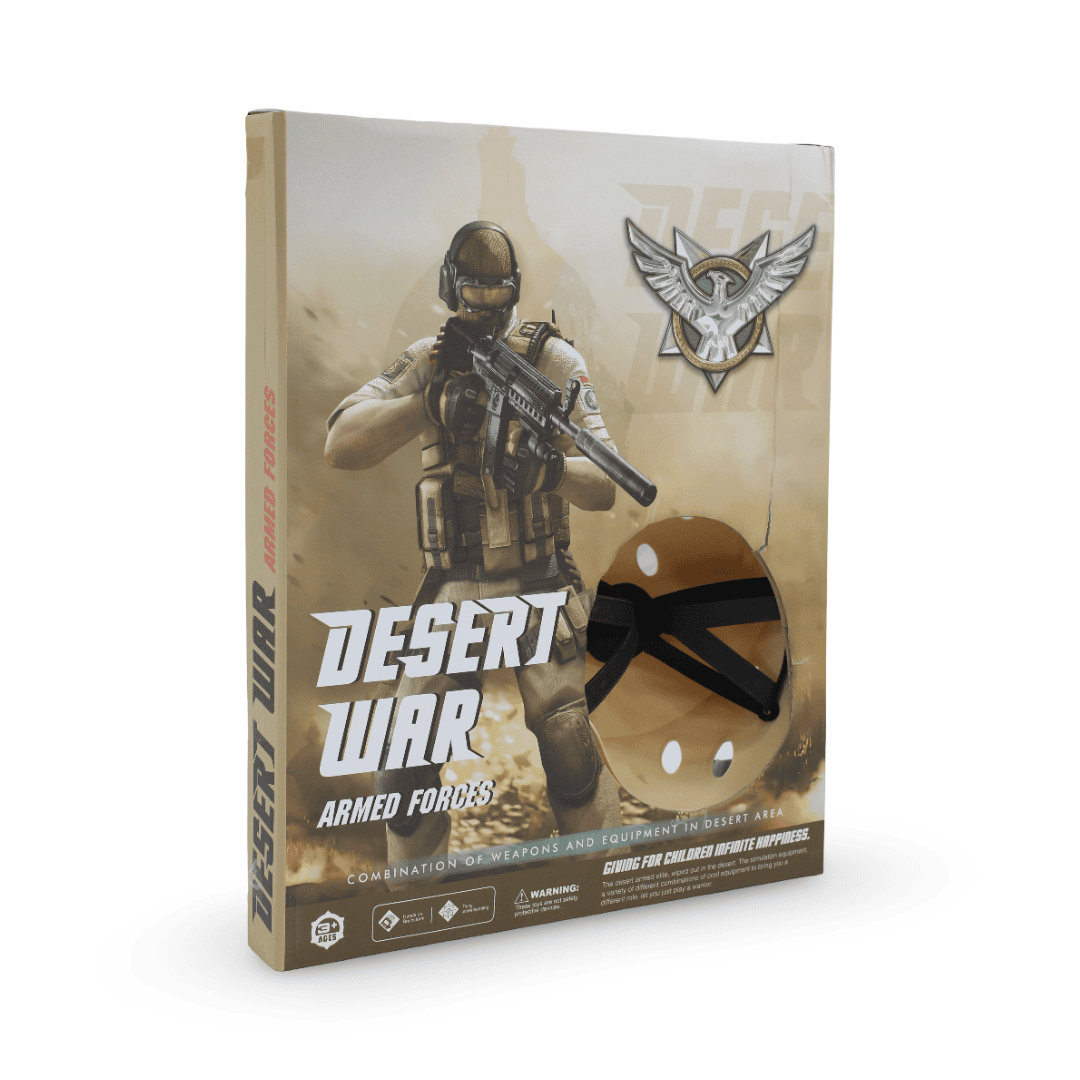 Desert War Armed Forces Combat Assault Dress Up Set