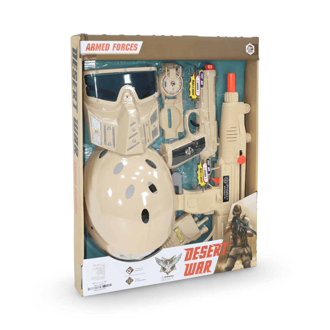 Desert War Armed Forces Combat Assault Dress Up Set