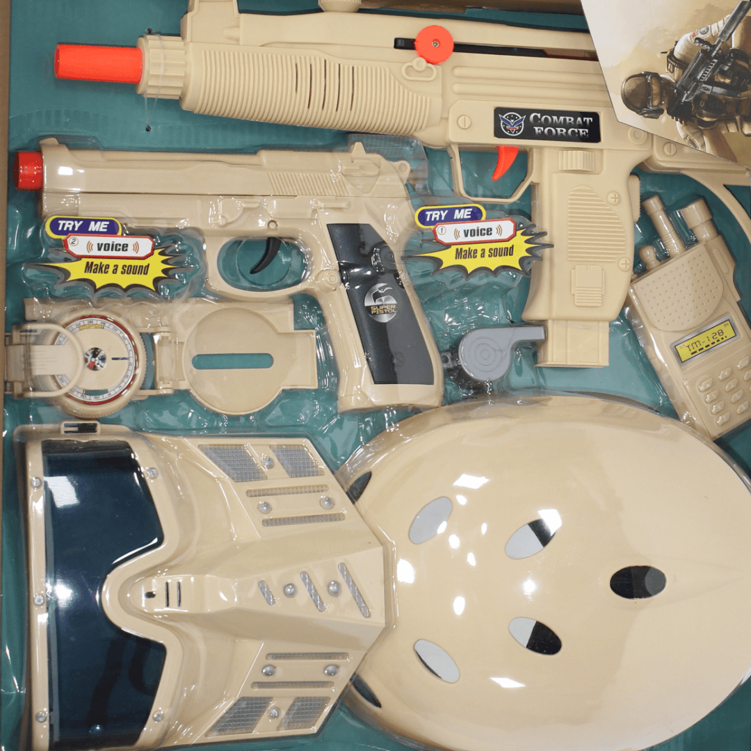 Desert War Armed Forces Combat Assault Dress Up Set