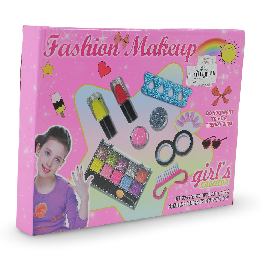 Girls Fashion Makeup Set – Colorful Beauty Play Kit