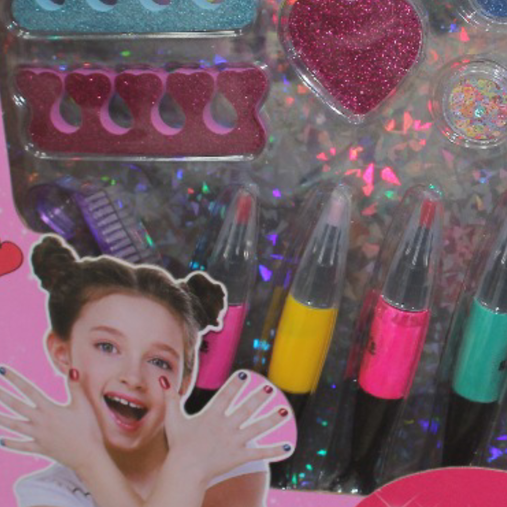 Girls Nail Art Studio Play Set – Creative DIY Beauty Kit