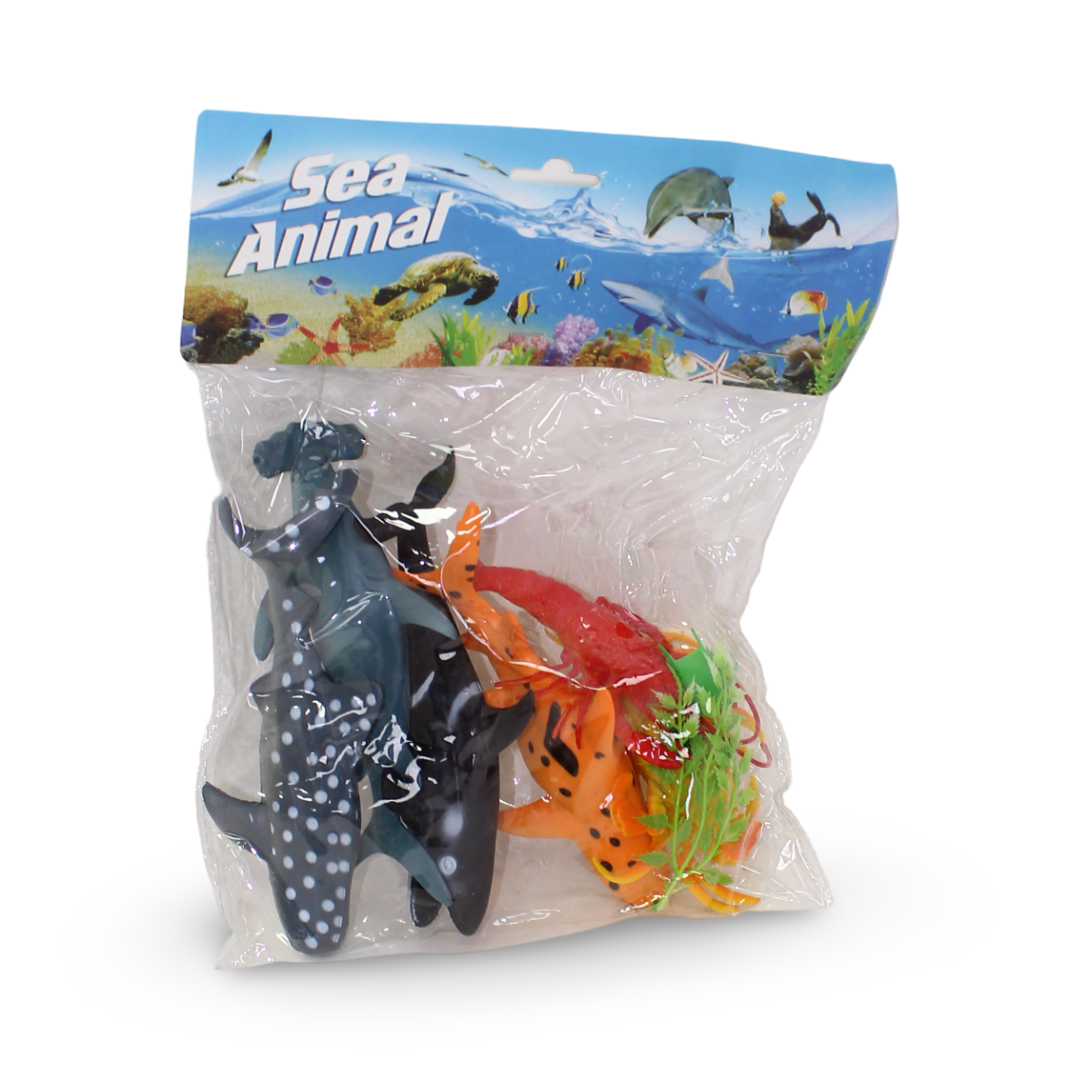 Sea Creatures Figures Set – 10 Pcs - Toys - Bright Future