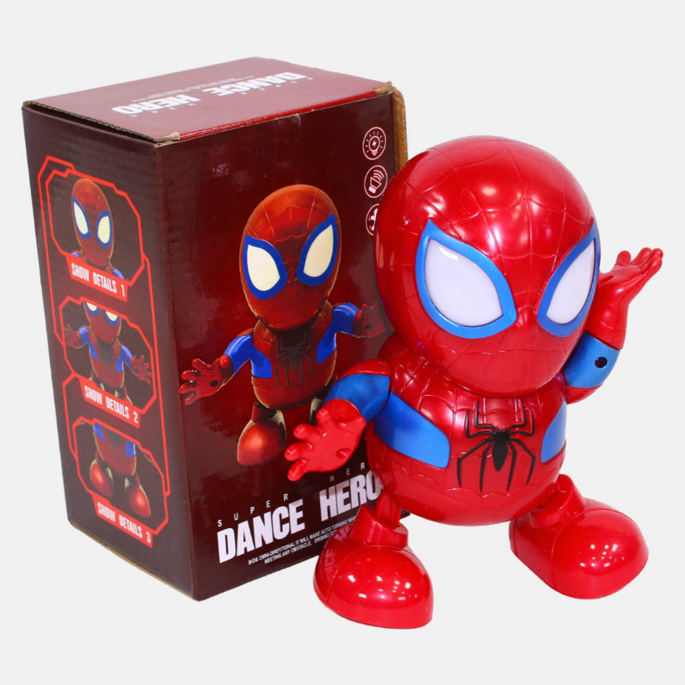 Superhero Dancing Spider-Man Action Figure – Lights & Music
