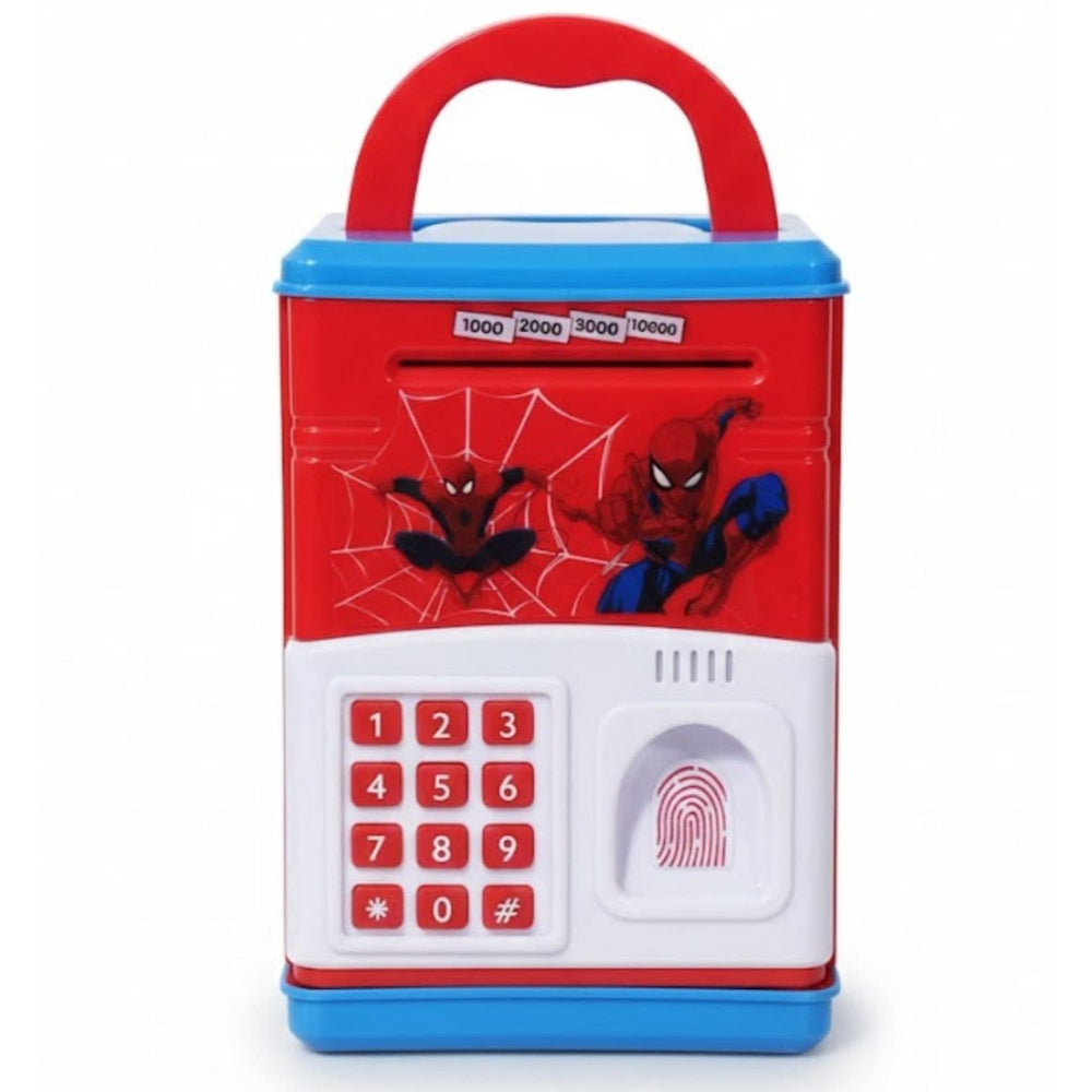 Spider-Man Multi-Function Music Piggy Bank Toy – Red