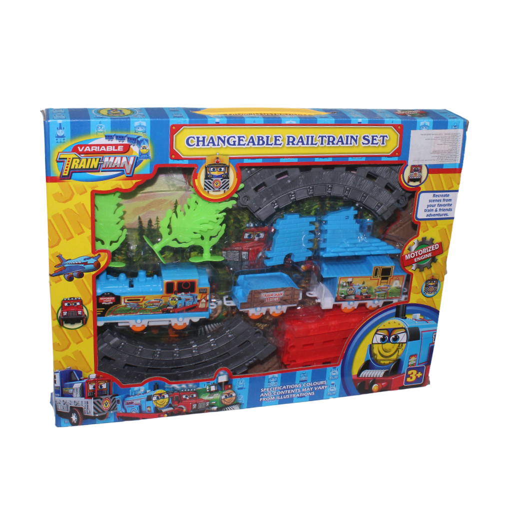 "Variable Train Man" Changeable Railtrain Set