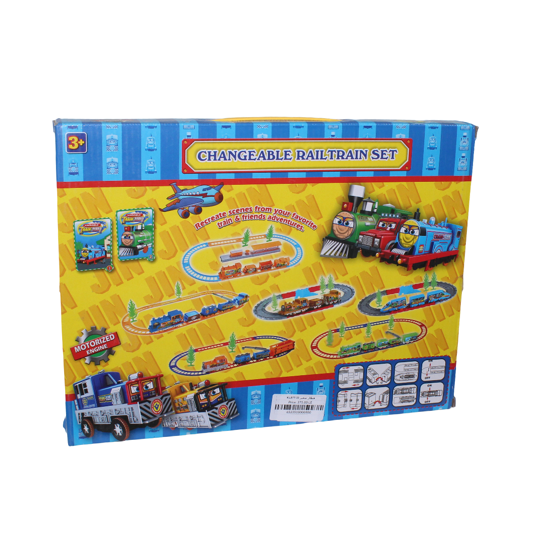 "Variable Train Man" Changeable Railtrain Set