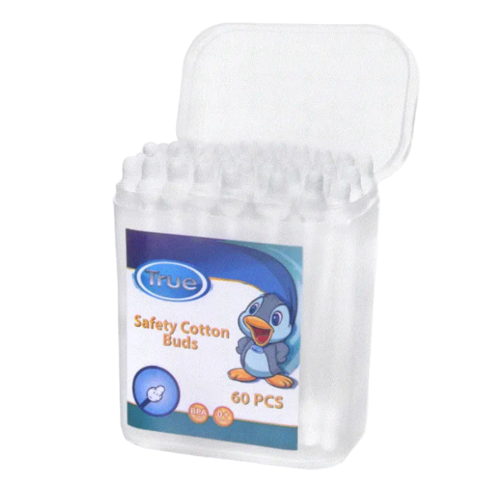 True Safety Cotton Buds – 60Pcs