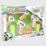 Air Popper Shooting Gun – 20 Foam Balls