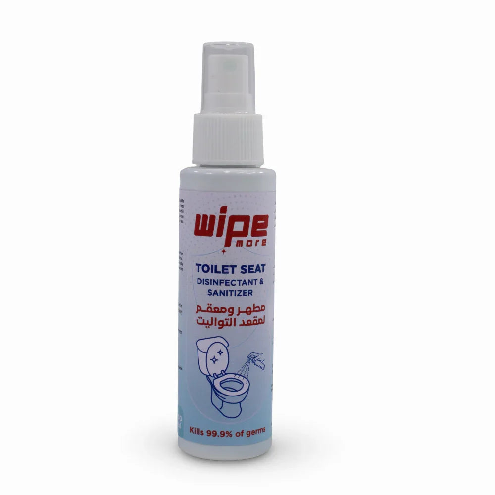 Wipe More Toilet Seat Disinfectant & Sanitizer – 100ml - Baby Essentials
