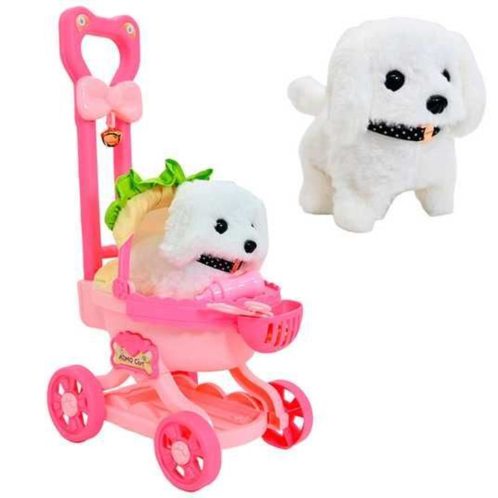 Jolier Mini Plush Pet House Set – White