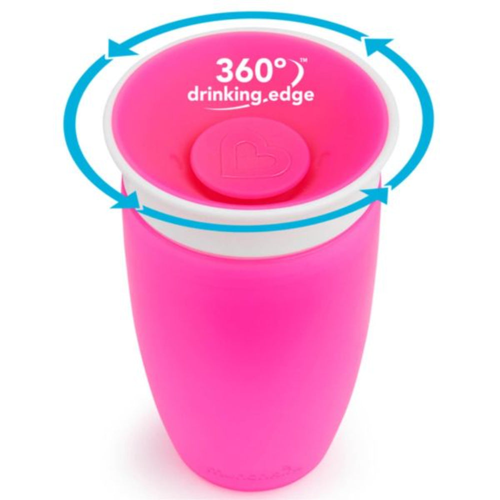 Munchkin Miracle® 360° Sippy Cup 296ml - Pink