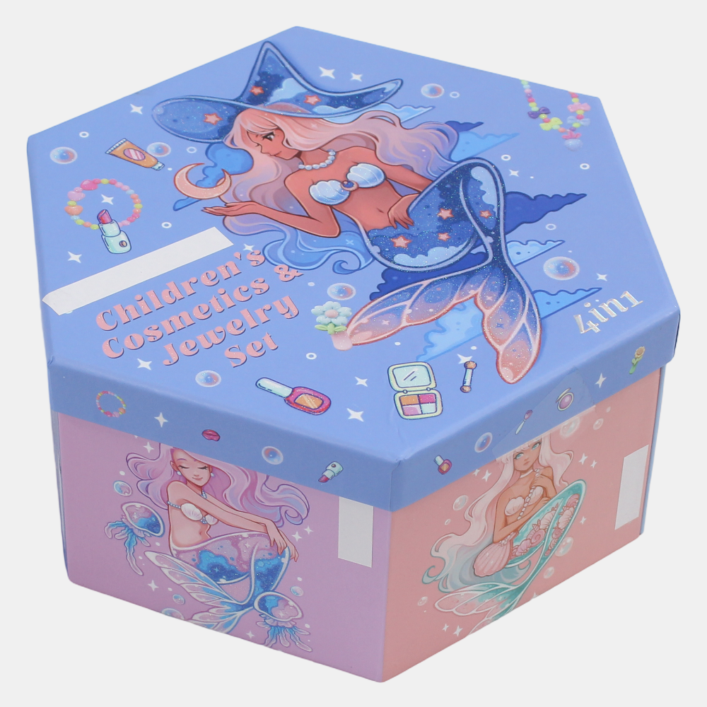 Marvellous Mermaid – 4-Layer Kids Makeup and Jewelry Set