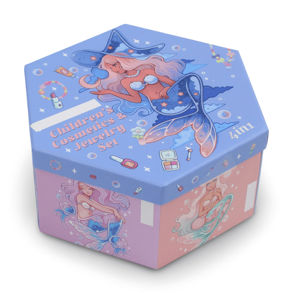 Marvellous Mermaid – 4-Layer Kids Makeup and Jewelry Set