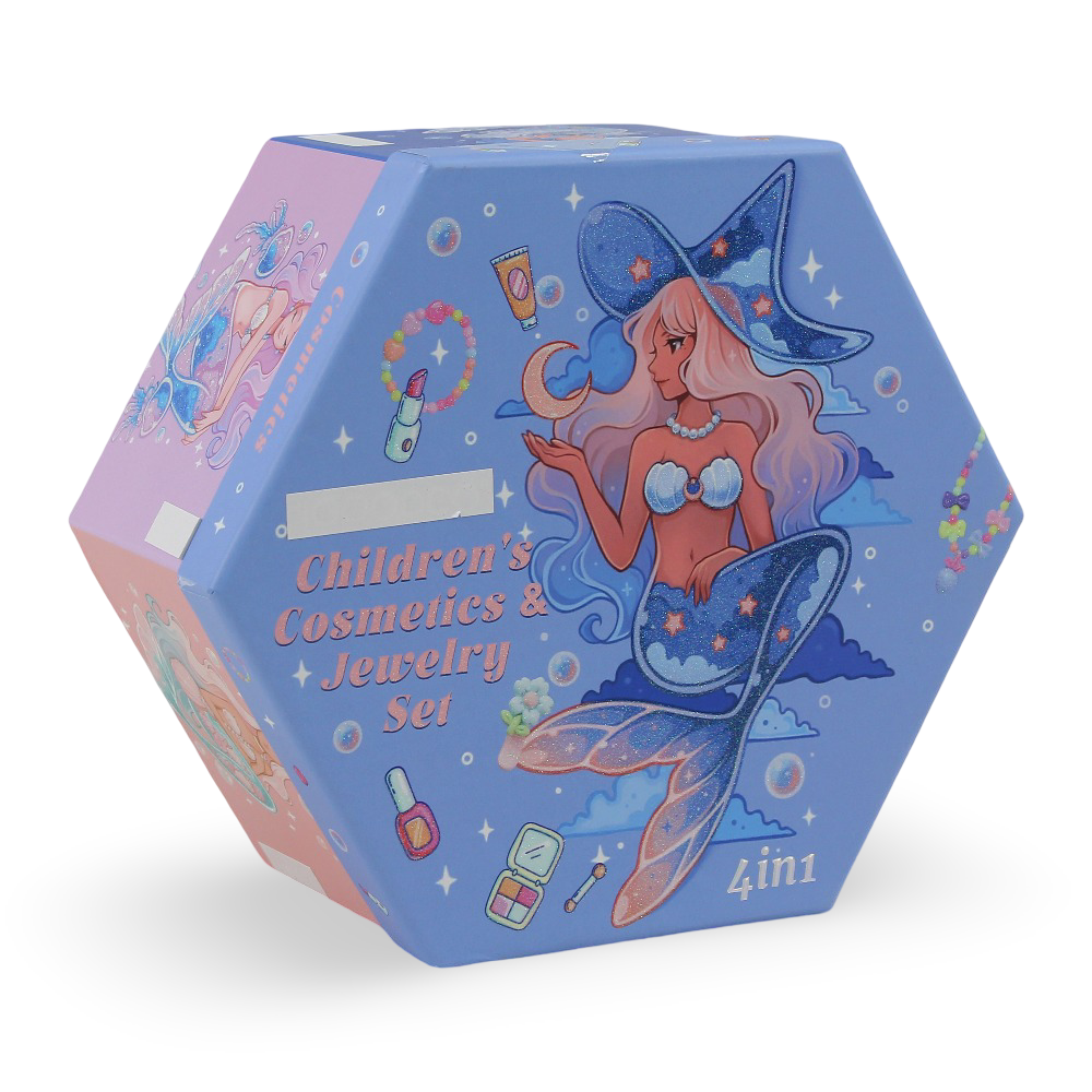 Marvellous Mermaid – 4-Layer Kids Makeup and Jewelry Set