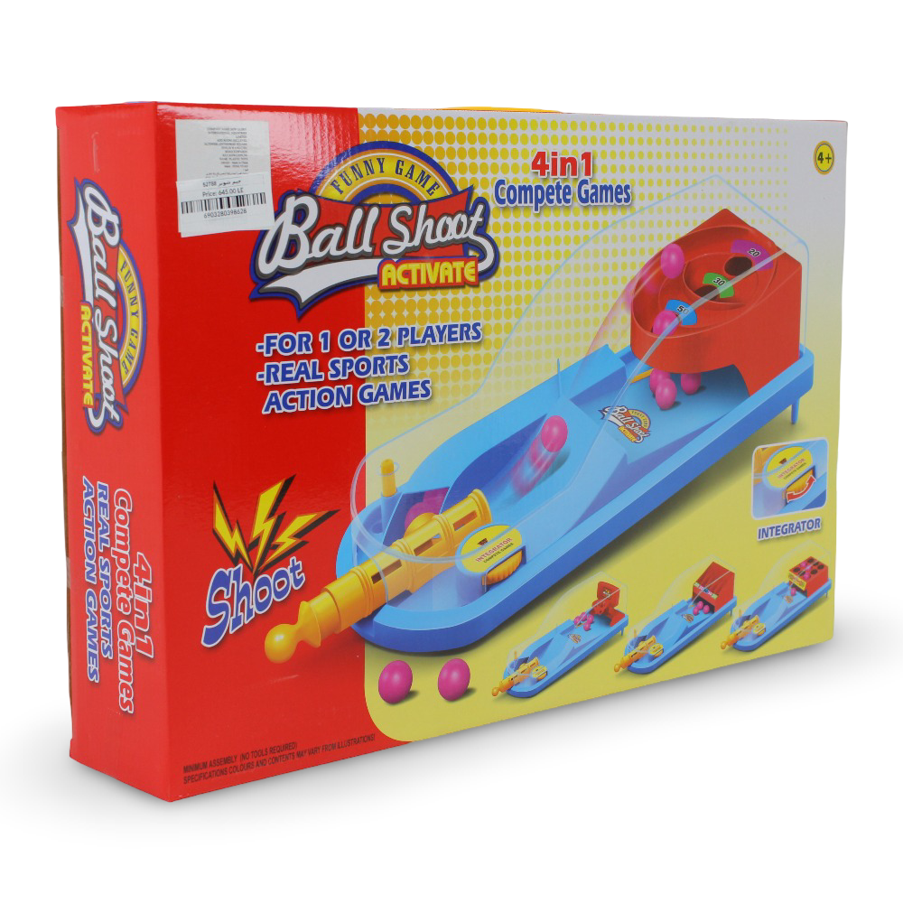 Ball Shoot Activate 4-in-1 Table Game - Toys - OKO