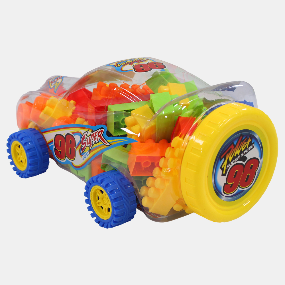 Building Blocks in a Car Jar
