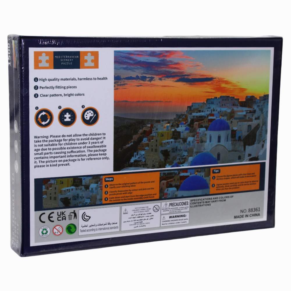 Mediterranean Scenery Puzzle - 1500 Pieces