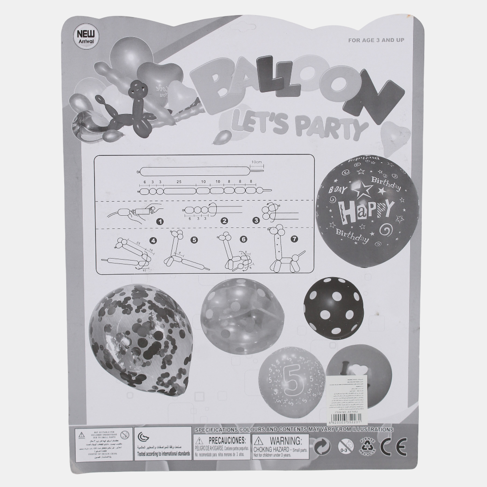 20 Mixed Balloons with 2 Pumps – Fun for All Occasions
