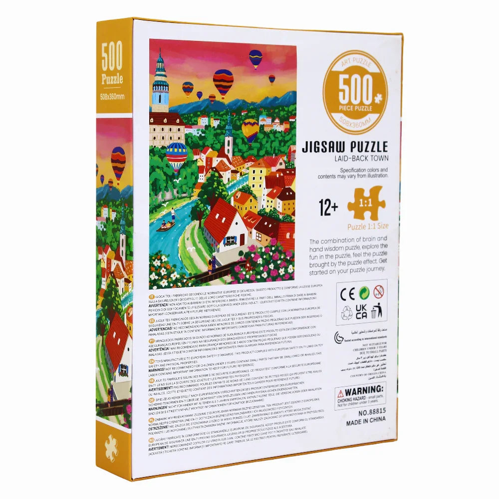 Laid Back Town Puzzle - 500 Pieces