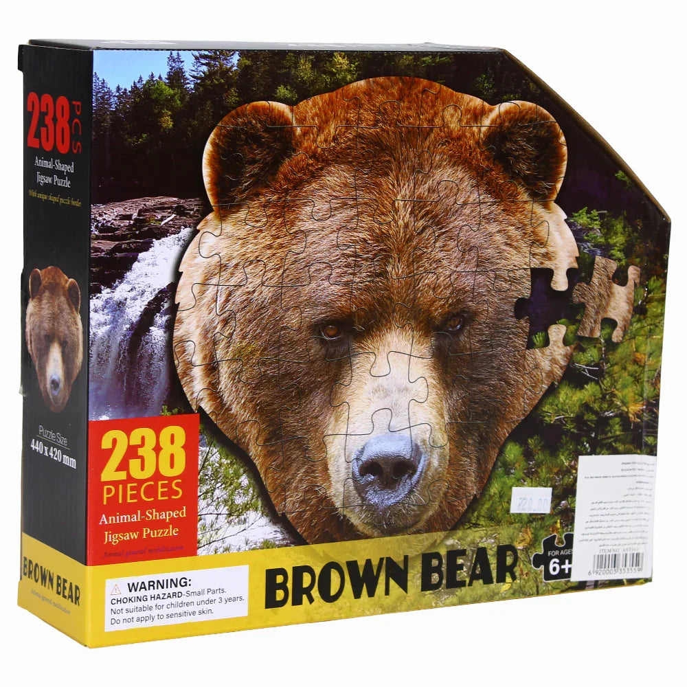 Brown Bear Puzzle - 238 Pieces - Toys - OKO
