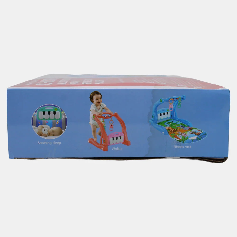 2-in-1 Children Multifunction Piano/Fitness Rack Walker