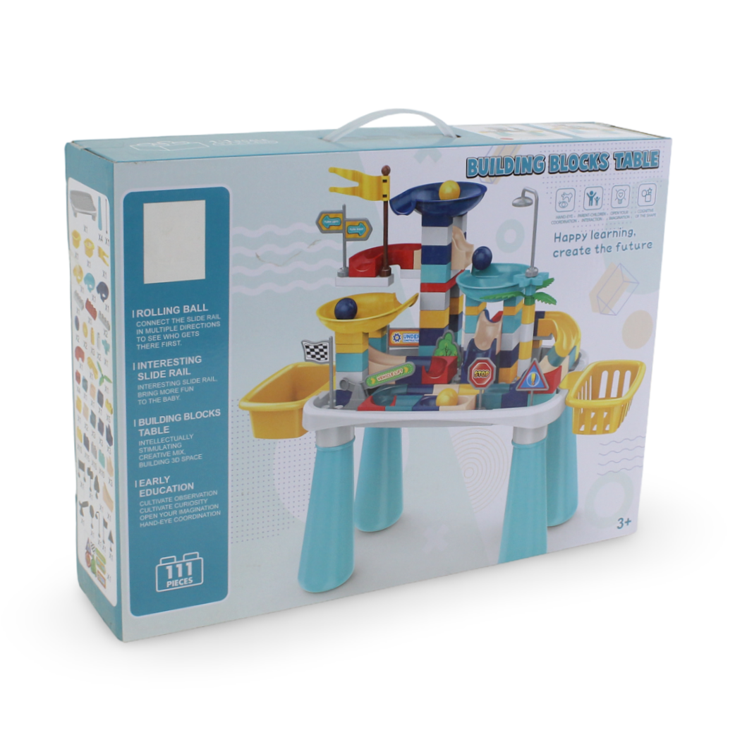 Ferris Wheel Building Blocks Table Playset – 66 Pcs